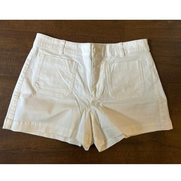 J. Crew New patch-pocket chino short white size 6 - Picture 3 of 6